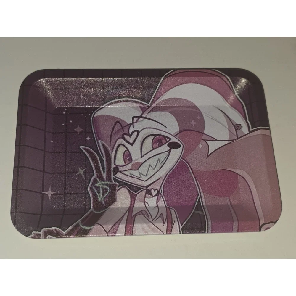 Fizzarolli Small Metal Rolling Tray 7x5 Helluva Boss Utility Tin Fizz *MISTAKE*